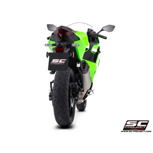SC Project para KAWASAKI Ninja 500 (2024 - 2026) - Escape SC1-X titanio