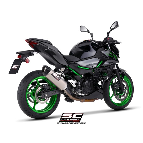 SC Project para KAWASAKI Z500 (2024 - 2026) - Escape SC1-X titanio