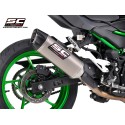 SC Project para KAWASAKI Z500 (2024 - 2026) - Escape SC1-X titanio