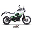 SC Project para KAWASAKI KLE500 (2026) - Escape MX carbono (instalable en dos posiciones*)
