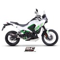 SC Project para KAWASAKI KLE500 (2026) - Escape MX carbono (instalable en dos posiciones*)