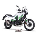 SC Project para KAWASAKI KLE500 (2026) - Escape SC1-X titanio (instalable en dos posiciones*)