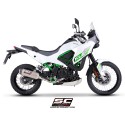 SC Project para KAWASAKI KLE500 (2026) - Escape SC1-X titanio (instalable en dos posiciones*)