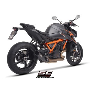 SC Project para KTM 1390 SUPER DUKE R (2024 - 2026) - Escape S1 titanio, negro mate