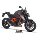 SC Project para KTM 1390 SUPER DUKE R (2024 - 2026) - Escape CR-T carbono, con malla antipiedras