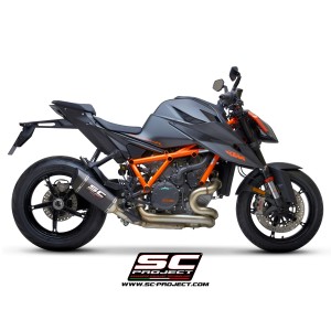 SC Project para KTM 1290 SUPER DUKE R (2021 - 2023) - Euro 5 - Escape SC1-R carbono