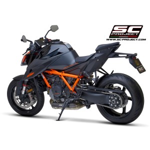 SC Project para KTM 1290 SUPER DUKE R (2020) - Euro 4 - Protector térmico de carbono para colectores originals