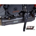 SC Project para KTM 1290 SUPER DUKE R (2020) - Euro 4 - Protector térmico de carbono para colectores originals