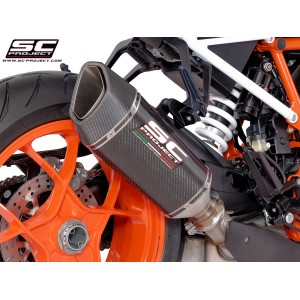 SC Project para KTM 1290 SUPER DUKE R (2017 - 2019) - Escape SC1-R carbono