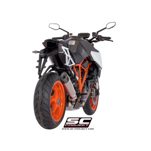SC Project para KTM 1290 SUPER DUKE R (2017 - 2019) - Escape Conic titanio
