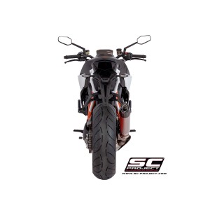 SC Project para KTM 1290 SUPER DUKE R (2017 - 2019) - Escape Conic titanio