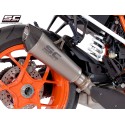 SC Project para KTM 1290 SUPER DUKE R (2017 - 2019) - Escape Conic titanio