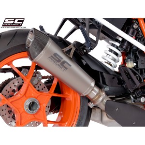 SC Project para KTM 1290 SUPER DUKE R (2017 - 2019) - Escape Conic titanio