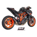 SC Project para KTM 1290 SUPER DUKE R (2014 - 2016) - Escape CR-T carbono