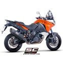 SC Project para KTM 1190 ADVENTURE - Escape Adventure titanio, negro mate