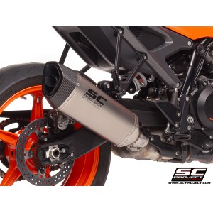 SC Project para KTM 990 DUKE (2024 - 2026) - Escape SC1-R titanio