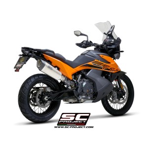 SC Project para KTM 890 ADVENTURE R (2025 - 2026) - Escape SC1-R titanio