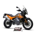 SC Project para KTM 890 ADVENTURE / 890 ADVENTURE A2 (2021-2024) - Escape X-Plorer II carbono
