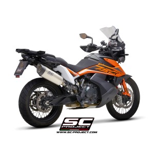 SC Project para KTM 790 ADVENTURE (2019 - 2020) - Escape SC1-R titanio