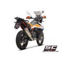 SC Project para KTM 790 ADVENTURE (2019 - 2020) - Línea de escape completa 2-1 titanio, con escape Rally Raid titanio