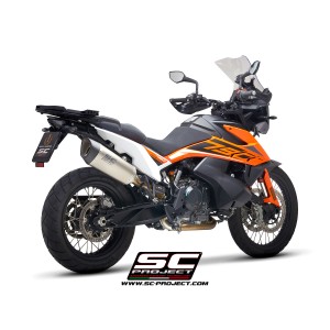 SC Project para KTM 790 ADVENTURE (2019 - 2020) - Supresor de catalizador acero inoxidable, compatible gama específica SC-Projec
