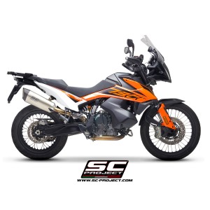 SC Project para KTM 790 ADVENTURE (2019 - 2020) - Supresor de catalizador acero inoxidable, compatible gama específica SC-Projec