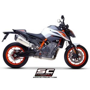 SC Project para KTM 890 DUKE (2020 - 2023) - Euro 5 - Escape SC1-R titanio
