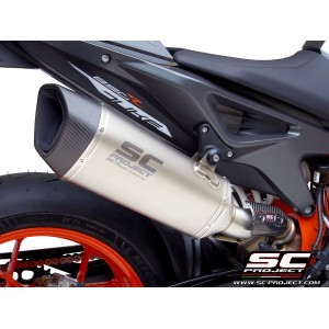 SC Project para KTM 890 DUKE (2020 - 2023) - Euro 5 - Escape SC1-R titanio