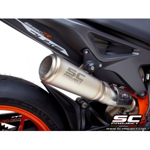 SC Project para KTM 890 DUKE (2020 - 2023) - Euro 5 - Escape S1-GP titanio