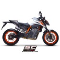 SC Project para KTM 890 DUKE (2020) - Euro 4 - Escape CR-T M2 carbono, con malla antipiedras