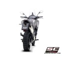 SC Project para Moto Morini X-CAPE 650 (2021 - 2025) - Escape Rally Raid titanio, posición alta