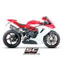 SC Project para Mv Augusta F3 800 (2013 - 2016) - EAS ABS - RC - Escape SC1-R carbono, posición alta