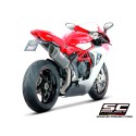 SC Project para Mv Augusta F3 800 (2013 - 2016) - EAS ABS - RC - Escape SC1-R carbono, posición alta