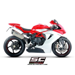 SC Project para Mv Augusta F3 800 (2013 - 2016) - EAS ABS - RC - Escape SC1-R titanio, posición alta