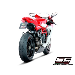 SC Project para Mv Augusta F3 800 (2013 - 2016) - EAS ABS - RC - Escape S1 titanio, tubo de enlace en secciones soldadas
