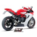 SC Project para Mv Augusta F3 675 (2011 - 2016) - EAS ABS - RC - Escape S1 titanio, tubo de enlace en secciones soldadas