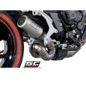 SC Project para Mv Augusta BRUTALE (2016 - 2024) - 675 - 800 - RR - Escape CR-T titanio, tubo de enlace en secciones soldadas