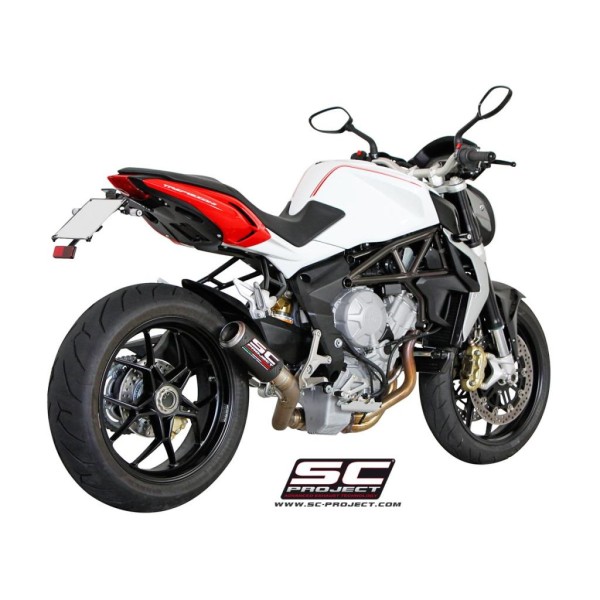 SC Project para Mv Augusta BRUTALE 800 (2012 - 2015) - Escape CR-T carbono