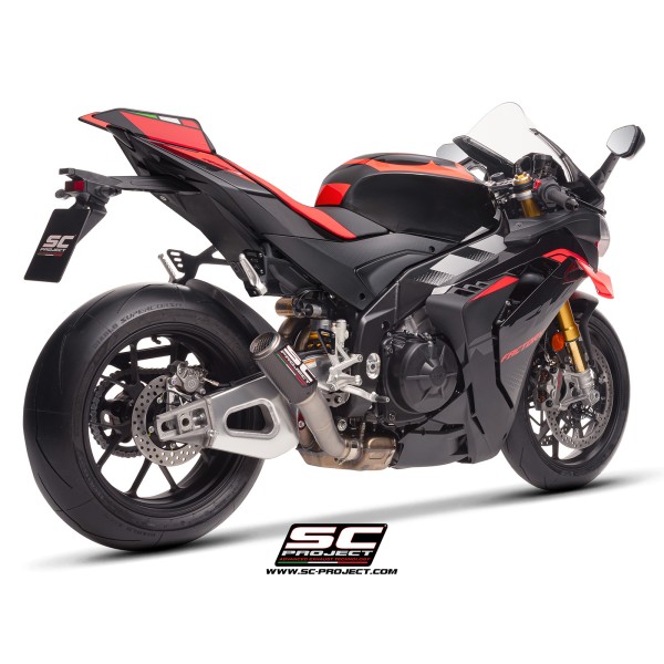 SC Project para Silenciadores Y Sistemas De Escape Para Motos Aprilia Sc Project RSV4 (2025 - 2026) - FACTORY - Escape CR-T carb