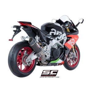 SC Project para Silenciadores Y Sistemas De Escape Para Motos Aprilia Sc Project RSV4 (2017) - RF - RR - Escape SC1-R carbono