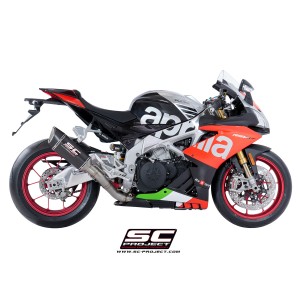 SC Project para Silenciadores Y Sistemas De Escape Para Motos Aprilia Sc Project RSV4 (2017) - RF - RR - Escape SC1-R carbono