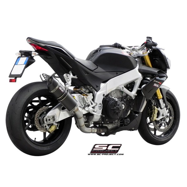 SC Project para Silenciadores Y Sistemas De Escape Para Motos Aprilia Sc Project TUONO V4 (2011 - 2014) - APRC - Escape Oval car