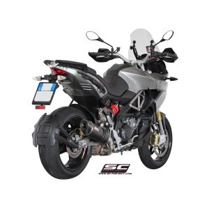 SC Project para Silenciadores Y Sistemas De Escape Para Motos Aprilia Sc Project CAPONORD 1200 (2013 - 2016) - Escape Oval carbo