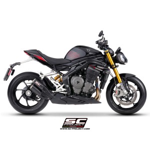 SC Project para TRIUMPH SPEED TRIPLE 1200 RS (2025 - 2026) - EURO 5+ - Escape Twin CR-T carbono