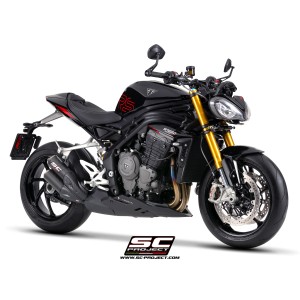 SC Project para TRIUMPH SPEED TRIPLE 1200 RS (2025 - 2026) - EURO 5+ - Escape Twin CR-T carbono