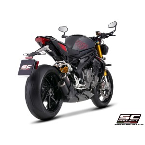 SC Project para TRIUMPH SPEED TRIPLE 1200 RS (2025 - 2026) - EURO 5+ - Escape Twin CR-T carbono