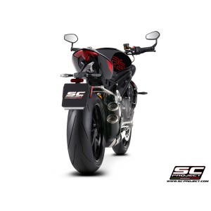 SC Project para TRIUMPH SPEED TRIPLE 1200 RS (2025 - 2026) - EURO 5+ - Escape Twin CR-T carbono