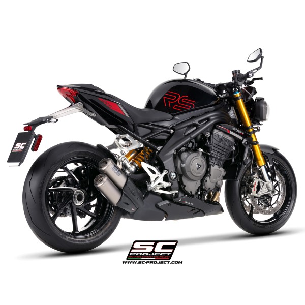 SC Project para TRIUMPH SPEED TRIPLE 1200 RS (2025 - 2026) - EURO 5+ - Escape Twin CR-T titanio