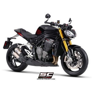 SC Project para TRIUMPH SPEED TRIPLE 1200 RS (2025 - 2026) - EURO 5+ - Escape Twin CR-T titanio
