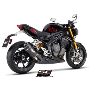 SC Project para TRIUMPH SPEED TRIPLE 1200 RS (2025 - 2026) - EURO 5+ - Escape SC1-R GT carbono